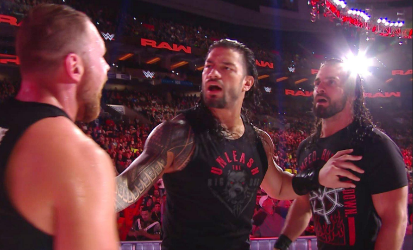 WWE 2018 RAW ：随着迪安安布罗斯变得沮丧，捍卫者之间的紧张局势上升。