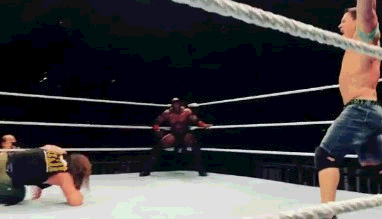 WWE9月1日上海中国行塞纳竟用新终结技！太酷炫 帅得我眼泪掉下来