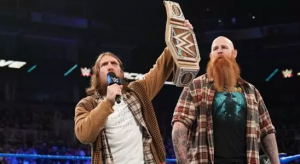 经典的“WWE冠军腰带”惨遭The New新丹尼尔废弃