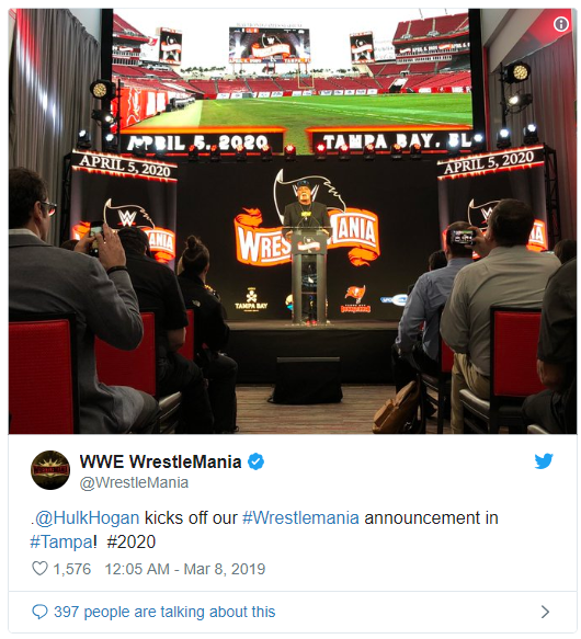 胡克霍根出席WrestleMania 36新闻发布会