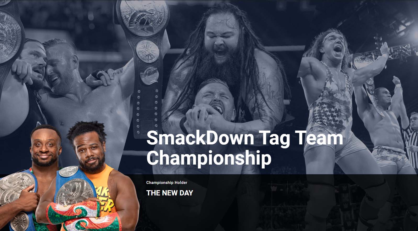 WWE SmackDown双打冠军腰带