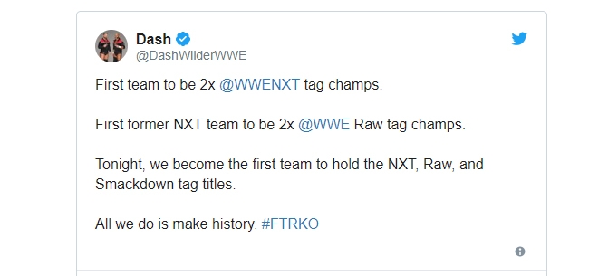 在WWE冠军争霸赛中，SmackDown双打冠军也易手了