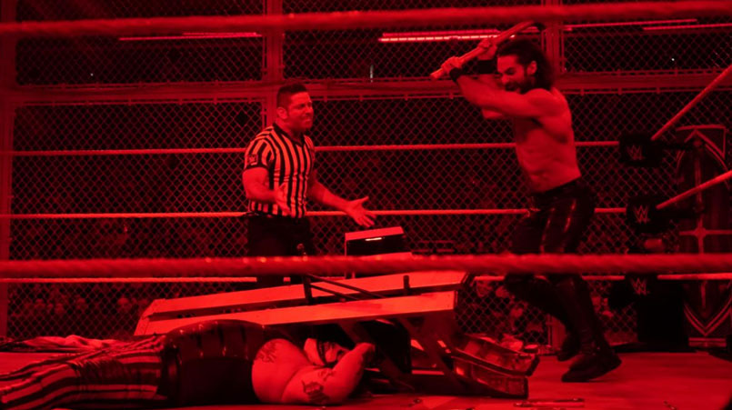 WWE地狱牢笼主战赛老麦安排的另一版本狗血程度同样极高！