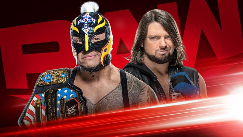 下周RAW神秘人雷尔将和AJ斯泰尔斯打一场WWE美国冠军头衔赛