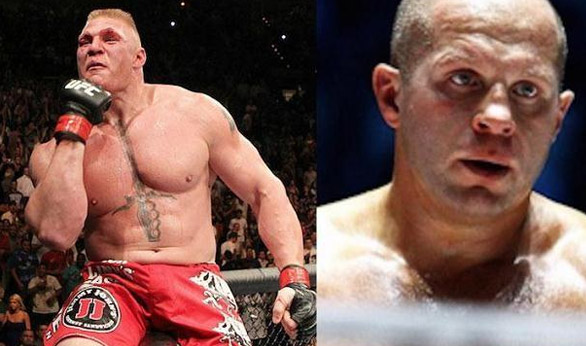 WWE冠军布洛克莱斯纳对战UFC菲多·艾米连科