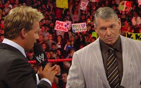 AEW克里斯杰里科和WWE主席文斯麦克曼