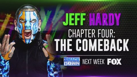 杰夫·哈迪将在下周的WWE SmackDown节目中回归。