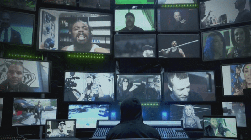 黑客出现在WWE合约阶梯大赛2020上，发布了一条新消息