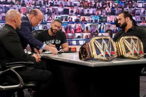 WWE城堡大赛2022：理论对包途中被泰森KO，神秘选手干扰德鲁导致败北