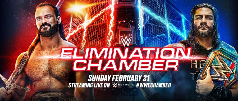 WWE铁笼密室淘汰赛新海报曝光，罗曼雷恩斯将卫冕冠军