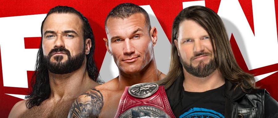 WWE RAW第1466期：兰迪奥顿、AJ斯泰尔斯、德鲁麦金泰尔争夺进入合约阶梯赛资格