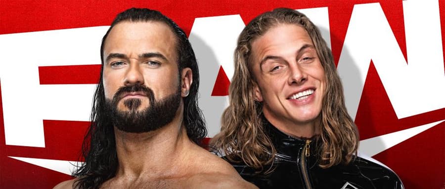 WWE RAW第1465期：马特里德尔vs.德鲁麦金泰尔争夺合约阶梯资格赛