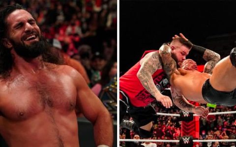 WWE RAW 第1498期：赛斯罗林斯联手凯文欧文斯对抗RK老铁
