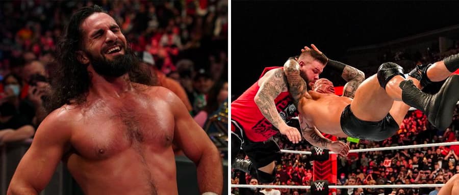 WWE RAW 第1498期：赛斯罗林斯联手凯文欧文斯对抗RK老铁