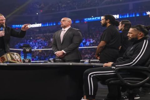 WWE SmackDown 第1175期：猛兽布洛克莱斯纳和罗曼雷恩斯签约，狂热大赛38赢者通吃！