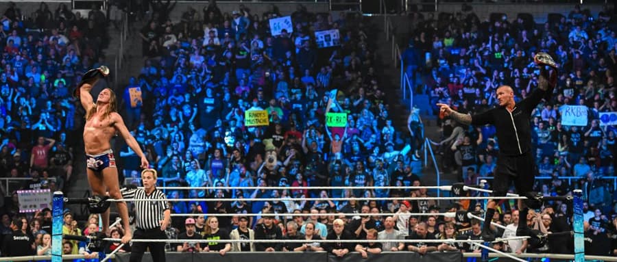 WWE SmackDown 第1183期：里德尔单打比赛对阵杰米乌索，却看起来要二对二对阵乌索兄弟