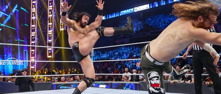 WWE SmackDown 第1182期：金德马哈尔挑战洲际冠军李科学，德鲁麦金泰尔复赛迎战萨米扎恩