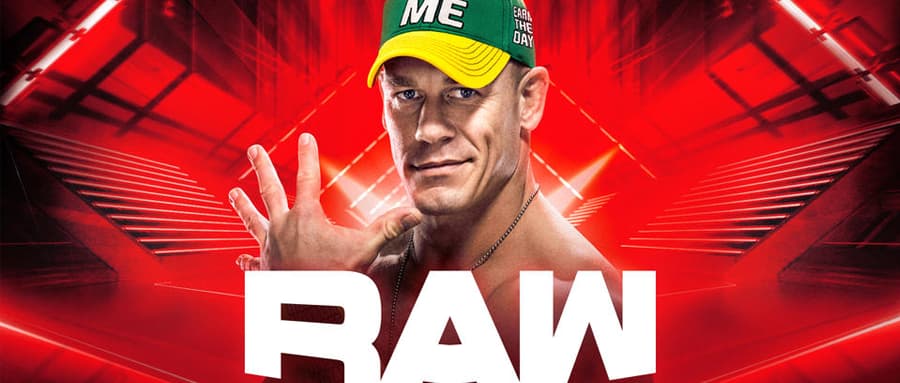 WWE RAW 第1518期：约翰塞纳今天回归 RAW ，庆祝 20 周年！