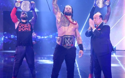 WWE无可争议环球冠军-罗曼雷恩斯再创新里程碑，大布再次白送？