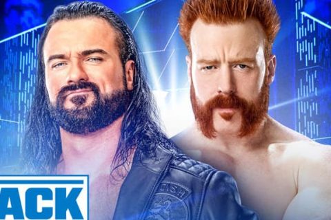WWE SmackDown 第1194期：德鲁麦金泰尔和希莫斯争夺城堡之战中挑战罗曼双料冠军的资格
