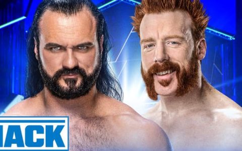 WWE SmackDown 第1197期：德鲁麦金泰尔和希莫斯在一场高风险比赛中战斗