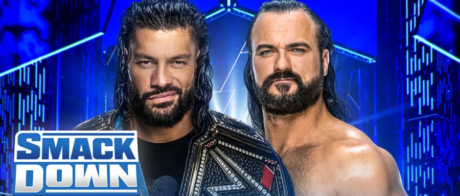WWE SmackDown 第1200期：罗曼雷恩斯与德鲁麦金泰尔城堡冲突前的对峙