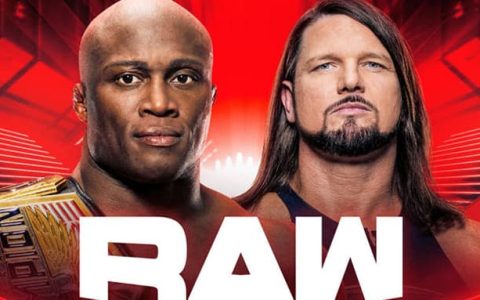 WWE RAW 第1525期：鲍比莱斯利与 AJ斯泰尔斯的美国冠军争夺战