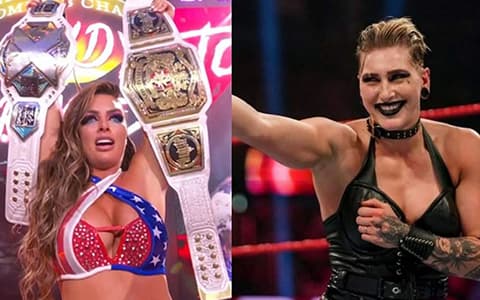 NXT全球撞击曼迪罗斯获胜后雷亚对她表示赞赏​