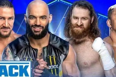 WWE SmackDown 第1206期：萨米辛和索洛西科亚合作对战李科学和狂欢摩斯