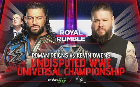 罗曼雷恩斯将在皇家大赛对抗凯文欧文斯，捍卫无可争议的WWE环球冠军头衔