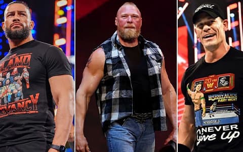 现任冠军将猛兽大布、罗曼雷恩斯、约翰塞纳等几位WWE巨星列为他的梦寐以求的对手