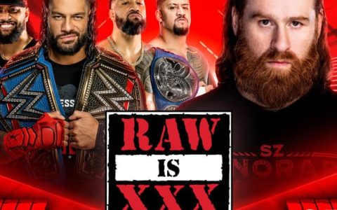 WWE RAW 第1548期：RAW30周年庆大量老将亮出席，血统将公开审判萨米辛