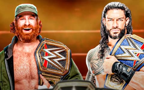 即将到来的WWE铁笼密室淘汰赛，萨米辛将对战罗曼雷恩斯