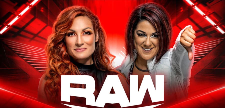 WWE RAW 第1550期：钢铁牢笼赛，贝莉对战贝基林奇！铁笼密室淘汰赛资格赛3场