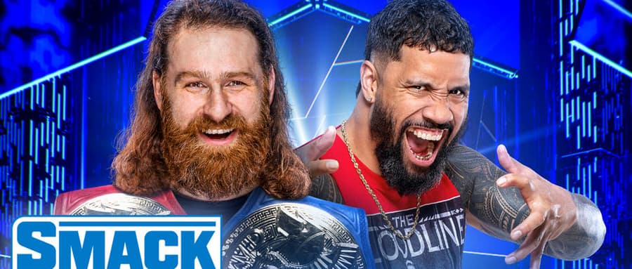 WWE SmackDown第1233期：新任双打冠军萨米辛与杰乌索展开擂台战，Triple H宣布回归WWE选秀