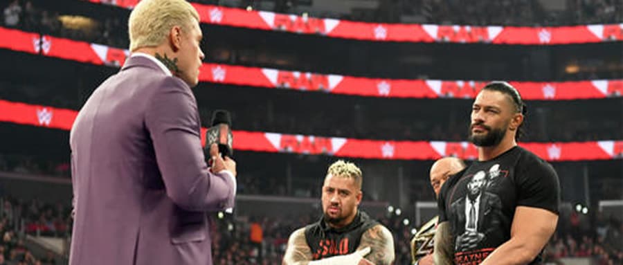 WWE RAW第1558期：大布联合科迪打罗曼，科迪要求重赛，Triple H 发布公告