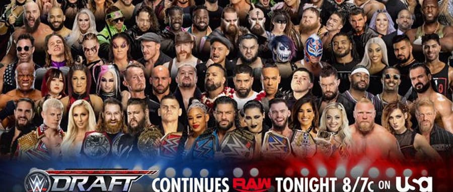 WWE RAW第1562期：2023年WWE选秀的所有结果今日公布