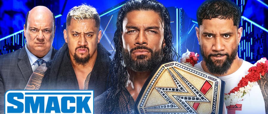 WWE SmackDown第1249期：罗曼雷恩斯和杰乌索来到 SmackDown，为夏季狂潮的部落战斗做准备