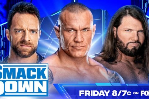 WWE SmackDown第1273期：兰迪奥顿携手AJ斯泰尔斯和LA骑士摧毁血统军团