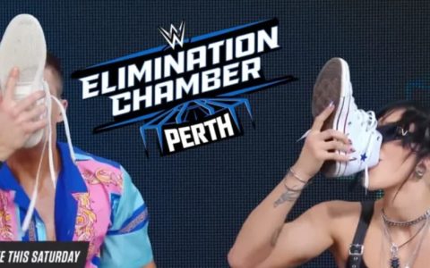 WWE密室淘汰赛发布会现场狂欢，鞋子当酒杯，粉丝：很澳洲！