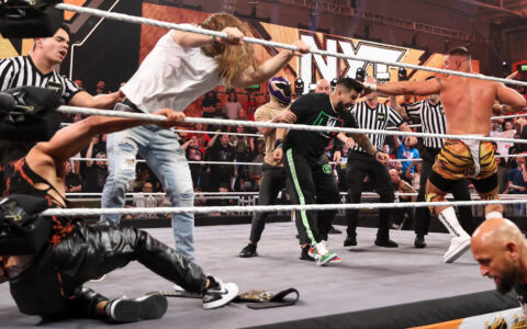 WWE NXT第785期：NXT顶级双打团队展开大乱斗