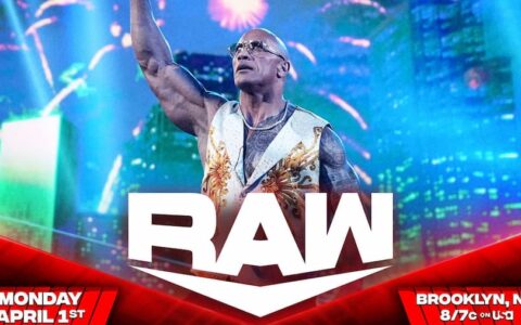 最新消息，巨石强森将现身WWE狂热大赛40前最后一期RAW